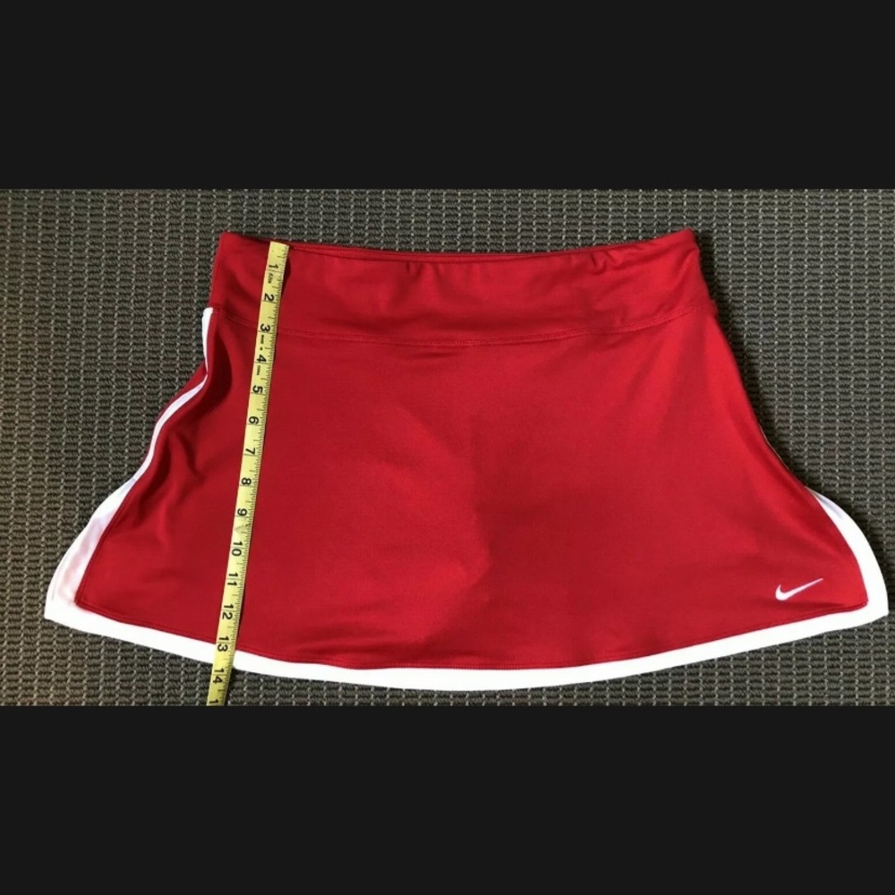 Red Nike Dri-Fit Skort